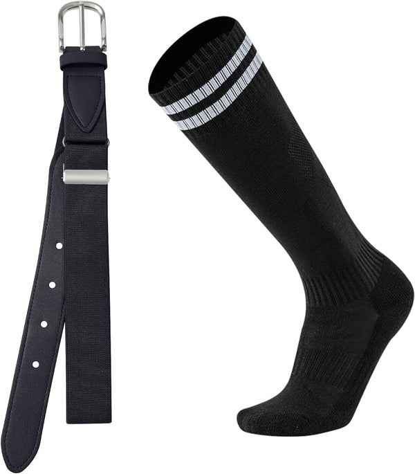 Youth Baseball Socks and Belt Set