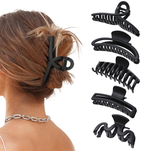 5PCS Large Claw Hair Clips