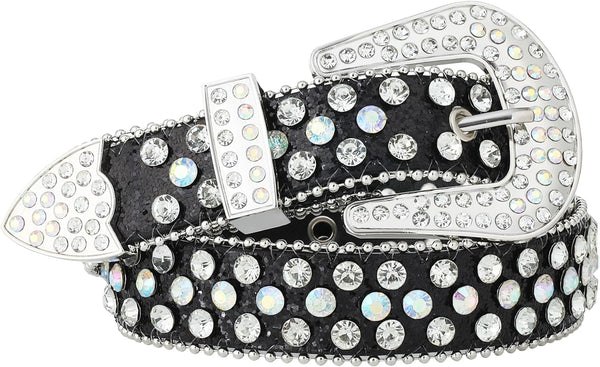 Western Cowgirl Rhinestone Belt for Women Men